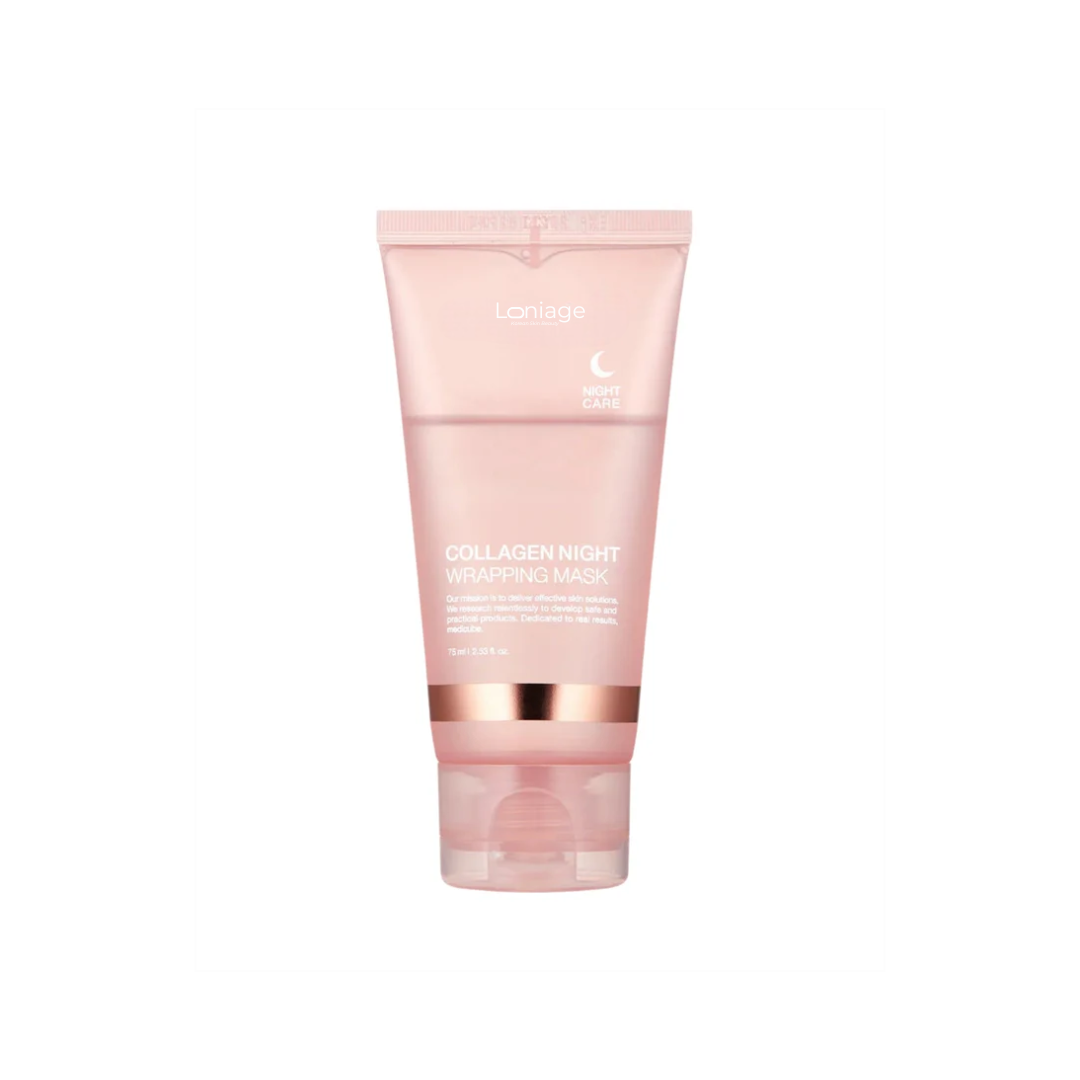 Loniage collagen night mask - máscara de colágeno noturna coreana
