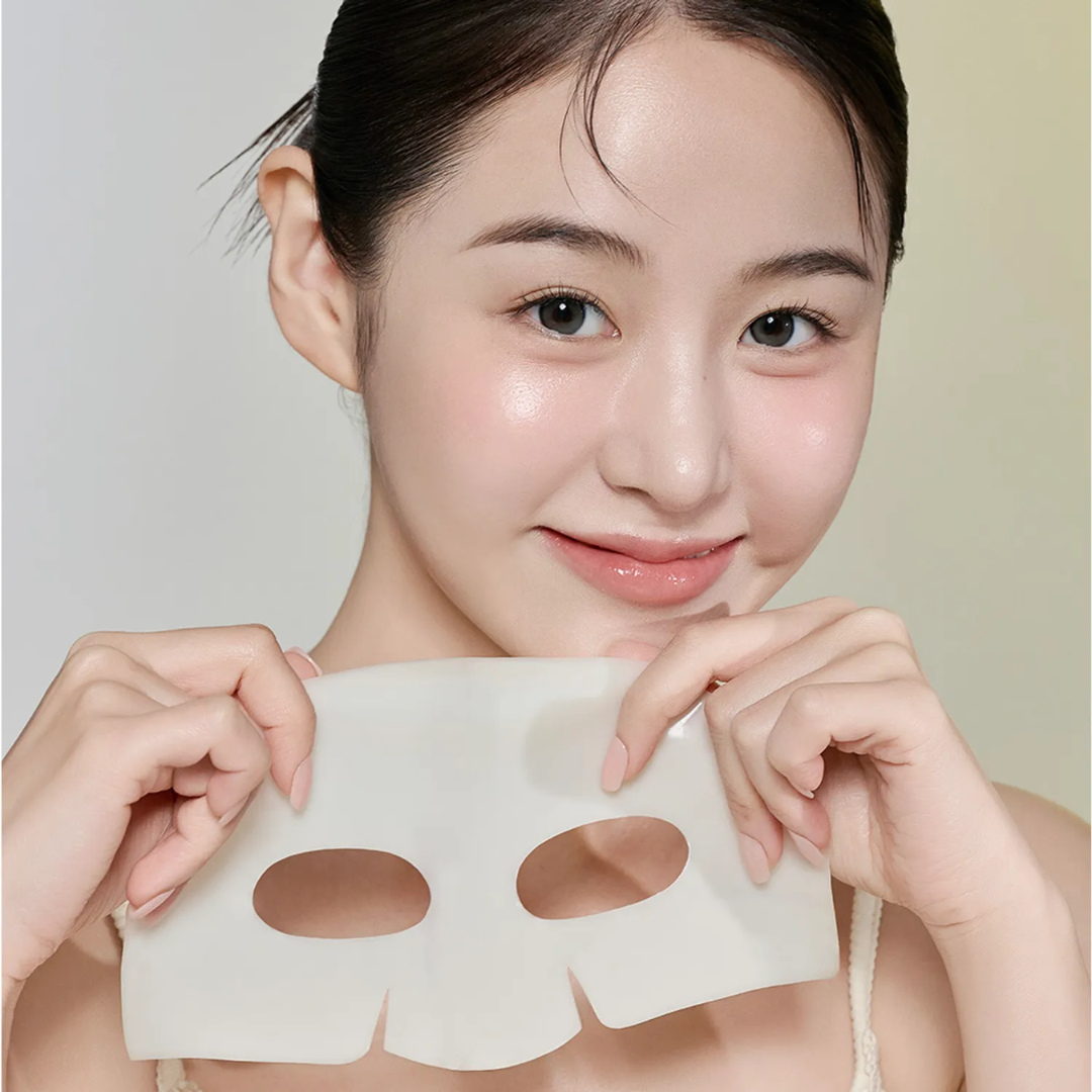 Loniage radiant vita niacinamide real deep mask - máscara de colágeno coreana