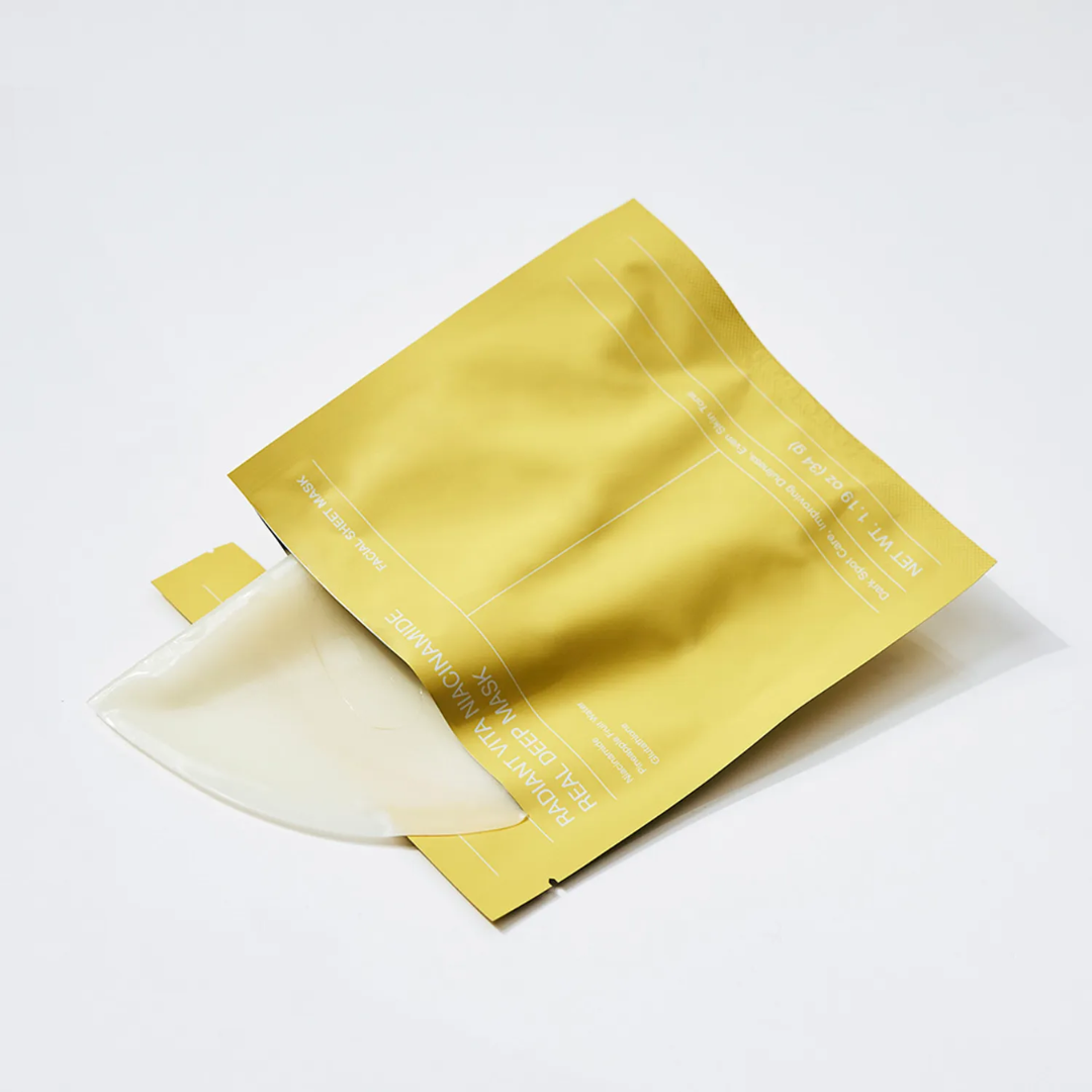Loniage radiant vita niacinamide real deep mask - máscara de colágeno coreana