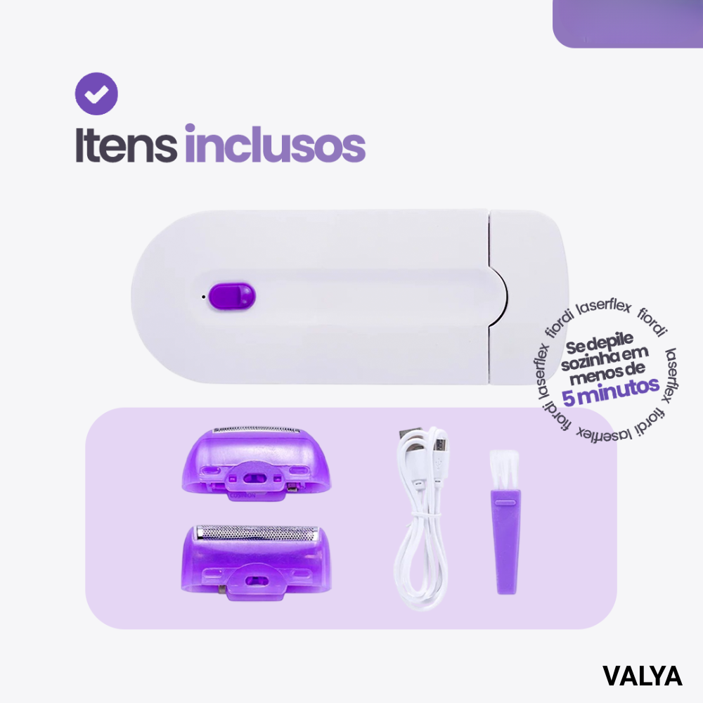 Depilador Indolor 2 em 1 - LaserFlex™ + Brinde